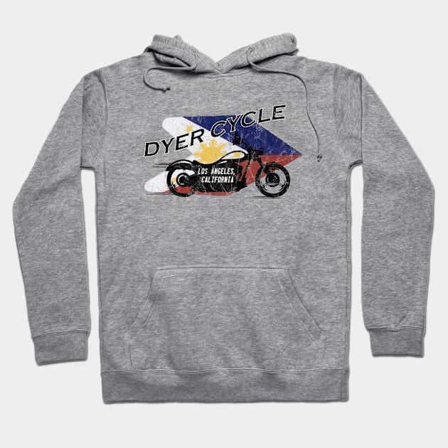 Dyer Cycle Philippines Hoodie by MotoGirl